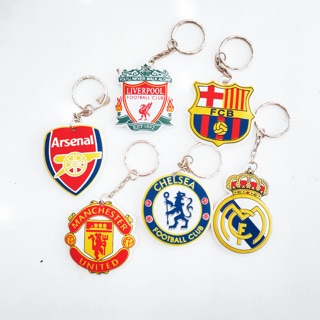 Móc đeo chìa khoá Logo đội bóng loại da - Giá rẻ