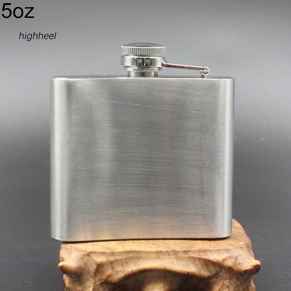 Bình đựng rượu bằng thép không gỉ dung tích 4/5/6/7/8/10 oz kèm phễu