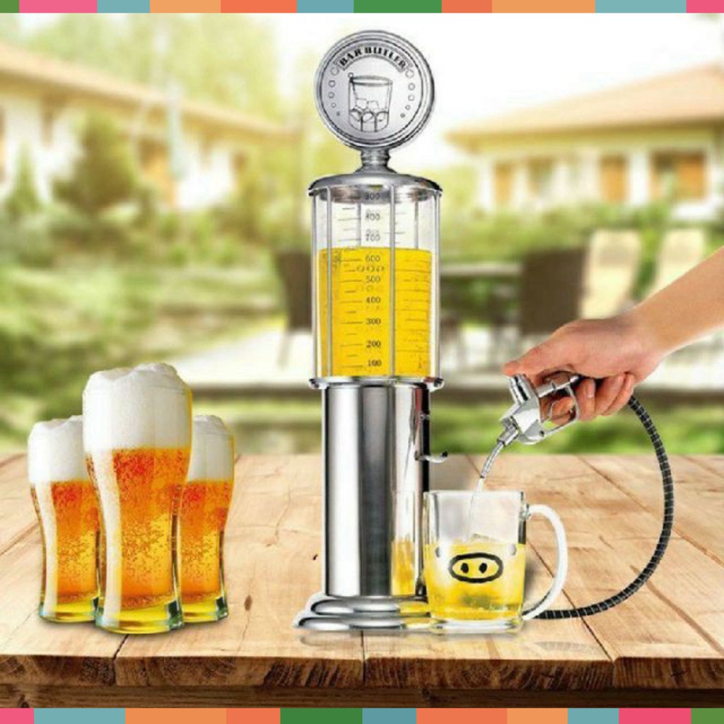 Bình Rót Rượu Bơm Bia kiểu cây xăng độc đáo
