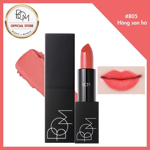 Son Thỏi Lì Mịn Mượt Môi BOM My Lipstick 3.5g