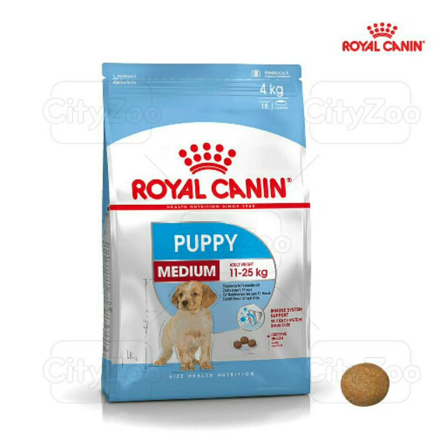 Thức Ăn Cho Chó Con Royal Canin Medium Puppy Bao 10kg