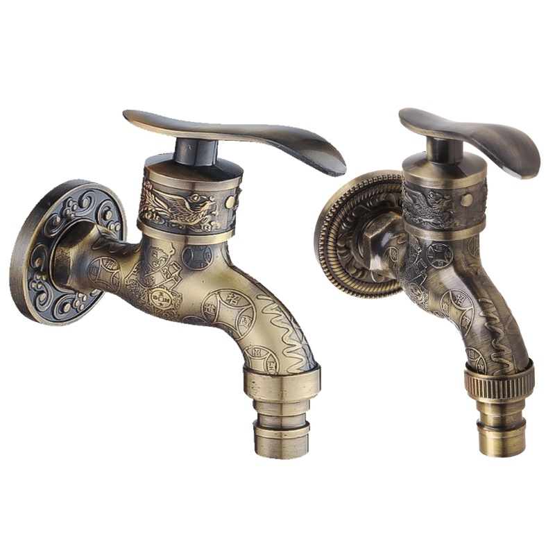 Vòi Nước Gắn Tường Kiểu Cổ Điển Tiện Dụng Cho Nhà Tắm / Vệ Sinh