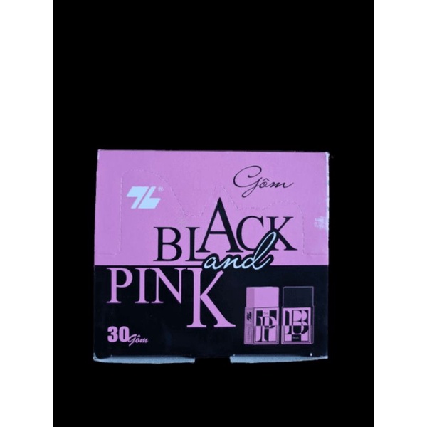 Gôm đen Thiên Long phiên bản Black-Pink (Vỉ 1 cục)