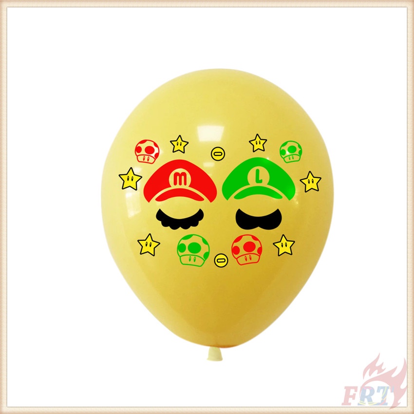 Bong bóng cao su in hình máy chơi game mario seri 03 dùng trang trí tiệc sinh nhật 12inch
