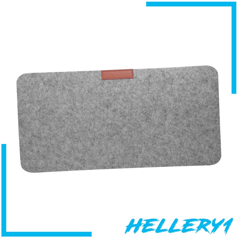 Tấm Lót Chuột Và Bàn Phím Mềm Màu Đen Dành Cho Văn Phòng / Nhà Cửa [Hellery1] [Hellery1]