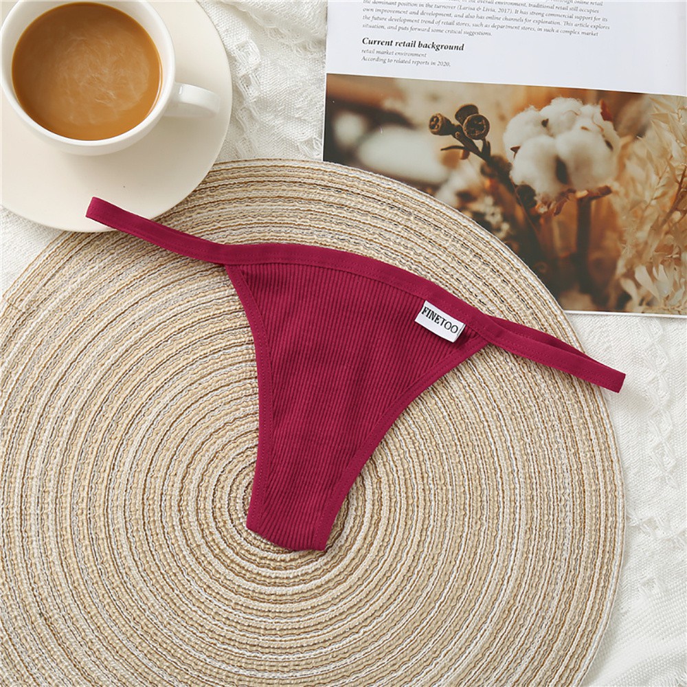 Quần Lót Lọt Khe Eo Thấp Bằng Cotton Mềm Thoáng Khí Nhiều Màu Gợi Cảm Cho Nữ