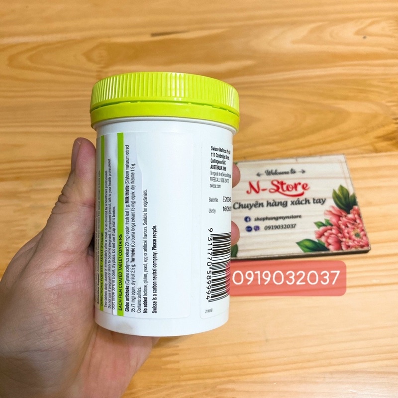 Viên thải độc Gan Liver Detox Swisse Úc 120 viên