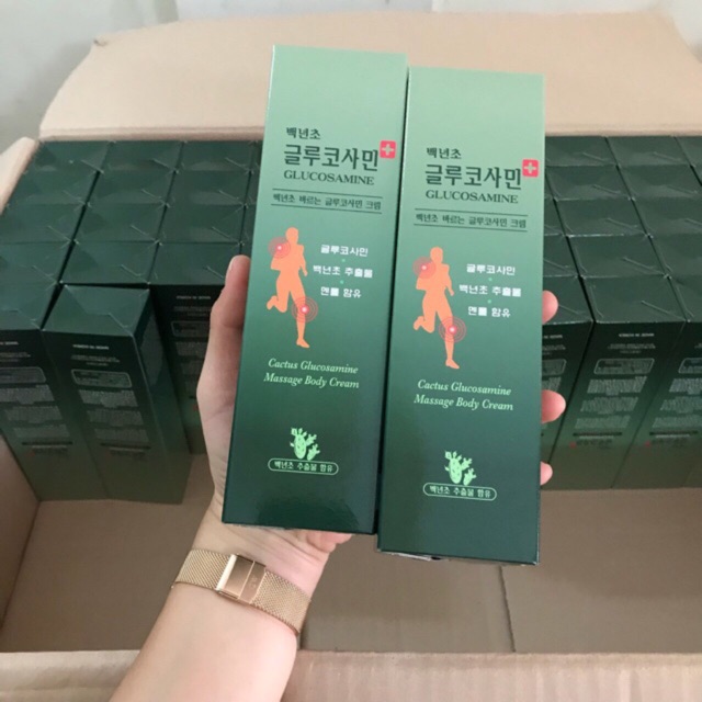 Dầu Lạnh Xoa Bóp Glucosamine Hàn Quốc Tuýp 150ml