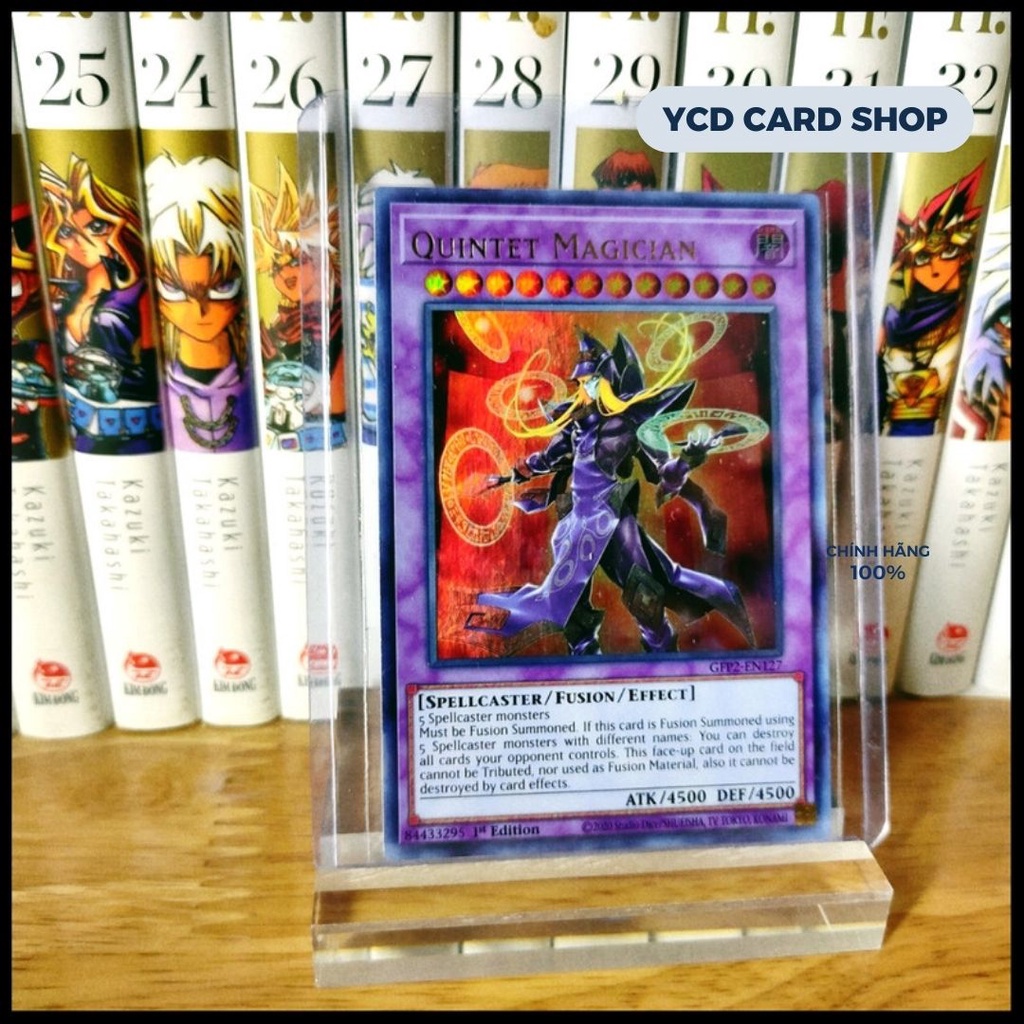 Thẻ bài Yugioh Chính Hãng Quintet Magician – Ultra Rare