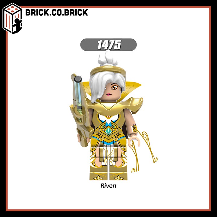 Lego Tướng Trong Liên Minh Huyền Thoại Mô hình Lắp ráp Champions trong game League of Legends X0283