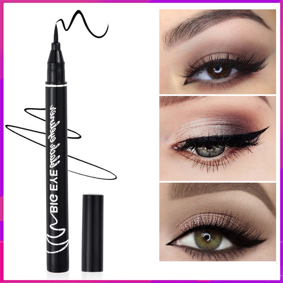 Bút Kẻ Mắt Dạng Lỏng Màu Đen Sắc Tố Cao Chống Nước Lâu Trôi Tự Nhiên