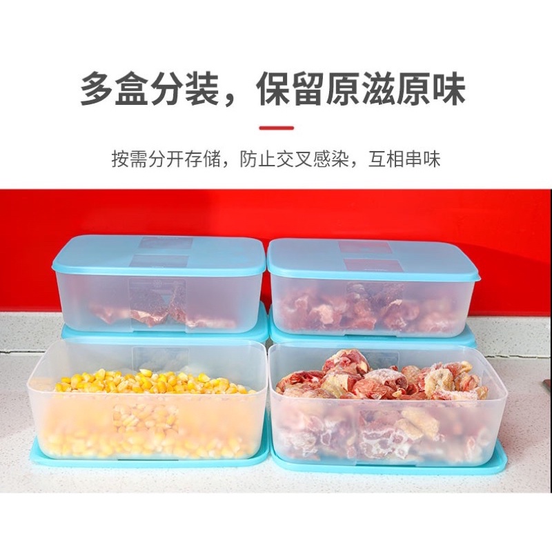 Hộp Nhựa 1,7L Trữ Đông Tupperware - Trữ Thực Phẩm Tươi Sống Thịt Cá Gà Tôm Rau Củ - Giữ Nguyên Giá Trị Dinh Dưỡng