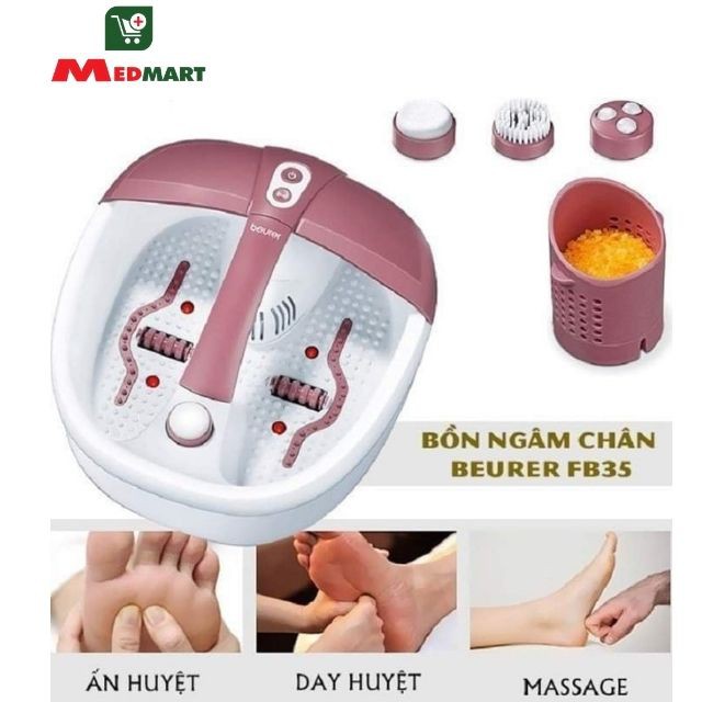 Bồn Massage Đa Năng Ngâm Chân Hồng Ngoại Beurer FB35 Đức, Medmart