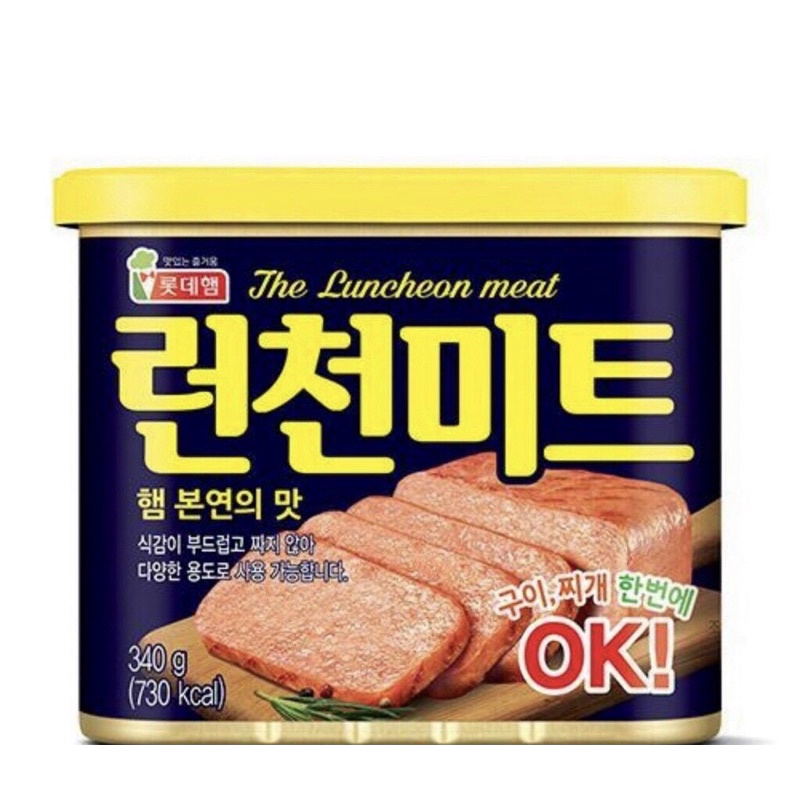 Thịt Hộp Lotte The Luncheon Meat Hàn Quốc 340g