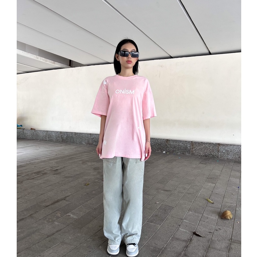 Áo thun unisex Basic Onism grament Ver 2 màu hồng baby - Basic tee ONISM