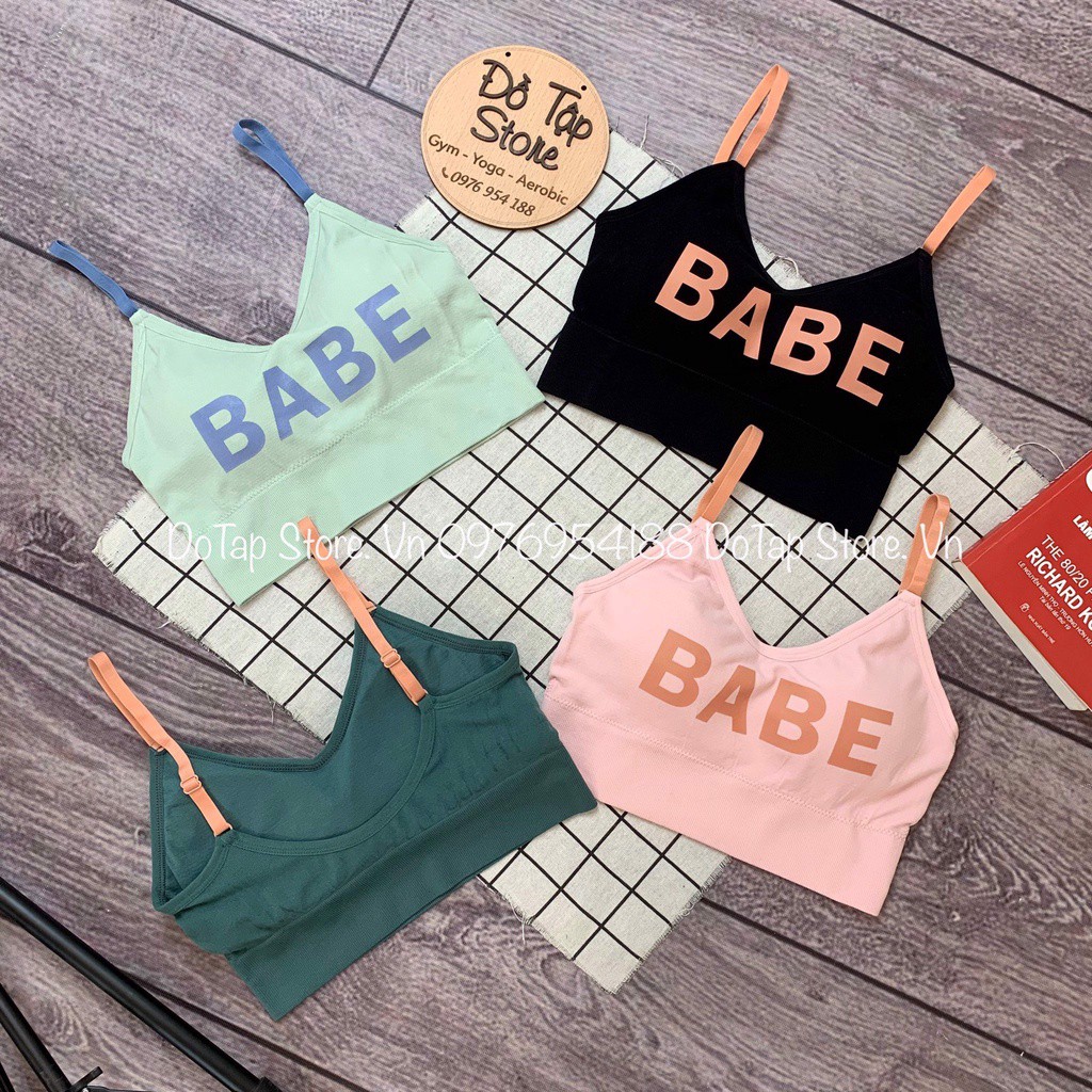 Áo Bra Thể Thao, Tập Gym Yoga, Áo 2 dây BABE chất liệu thun dệt hàng Cao Cấp ANN GYM STORE | BigBuy360 - bigbuy360.vn