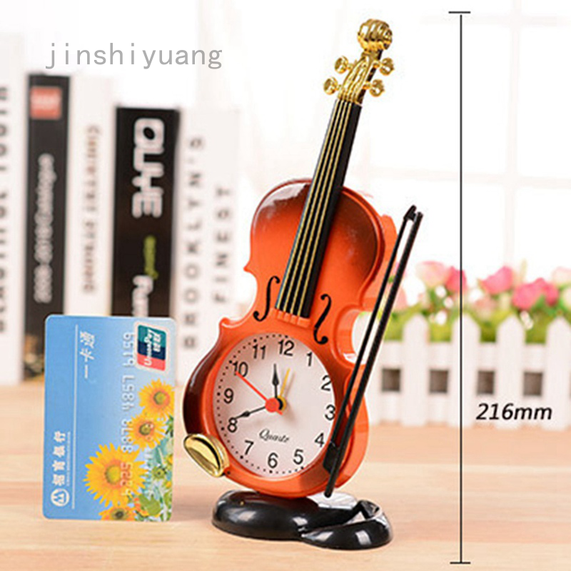 Đồng Hồ Báo Thức Hình Đàn Violin Sáng Tạo