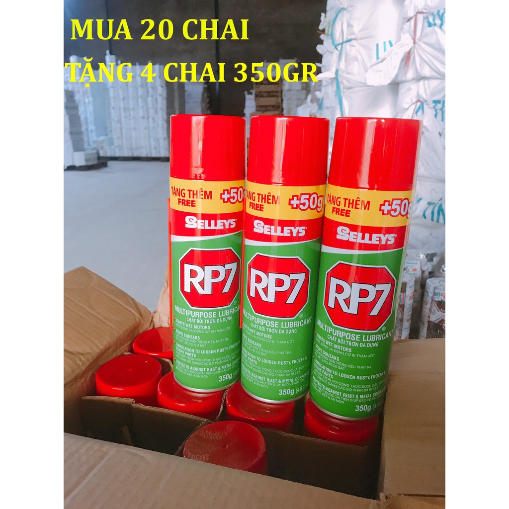 [ 20 CHAI ] DẦU CHỐNG RỈ SÉT RP7 + TẶNG KÈM 4 CHAI 350GR