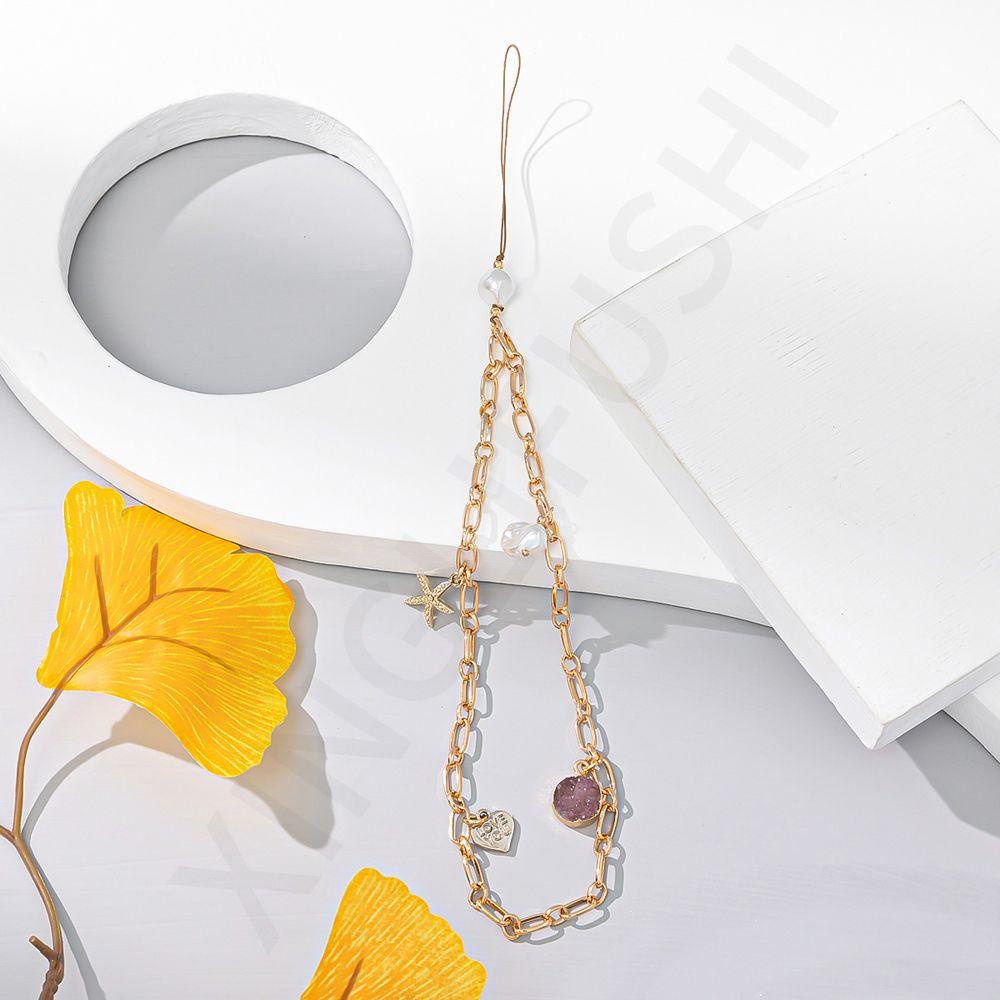 [COD] Ốp Điện Thoại Trang Trí Dây Xích Có Khóa Cài Chống Mất Điện Thoại Đeo Tay Thích Hợp Làm Quà Tặng Cho Nữ