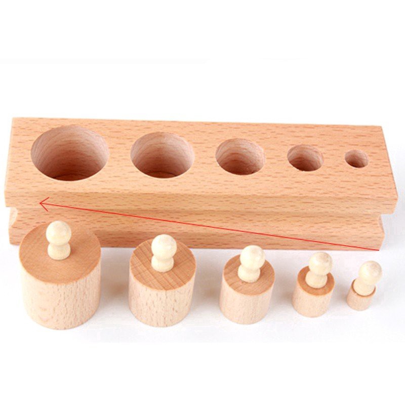 Đồ chơi giáo dục kiểu hình trụ dành cho trẻ em