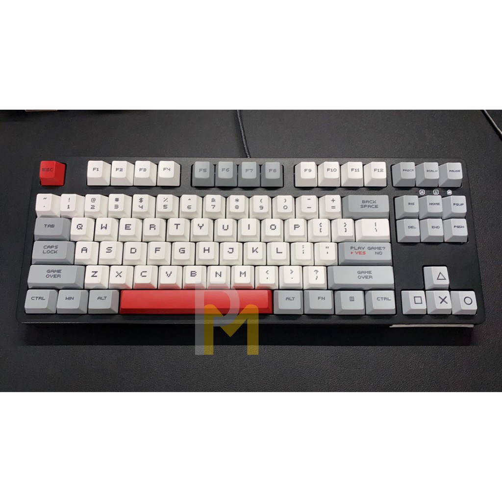Keycap PBT cho phím cơ 8bit Game Over dyesub in 5 Cao cấp full phím 114 PCMASTER | BigBuy360 - bigbuy360.vn