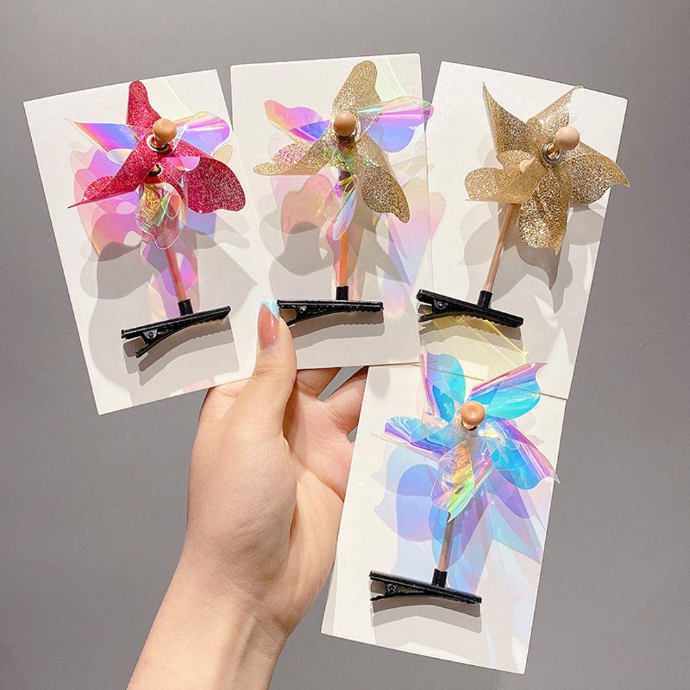 Kẹp Tóc Hình Cối Xay Gió 3D Nhiều Màu Sắc Ngọt Ngào Phong Cách Hàn Quốc Cho Nữ