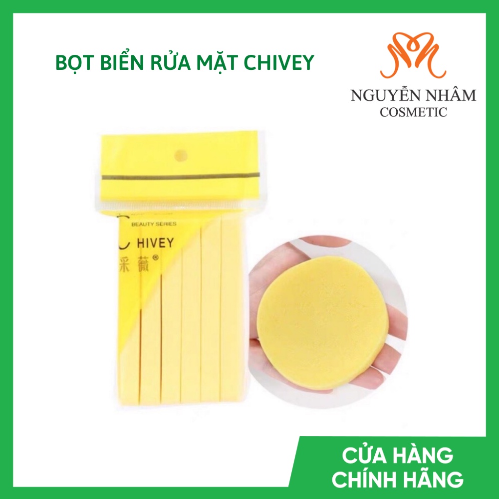 [GIÁ SỐC] Bọt Biển Rửa Mặt CHIVEY Nhật Bản Cao Cấp 12 miếng