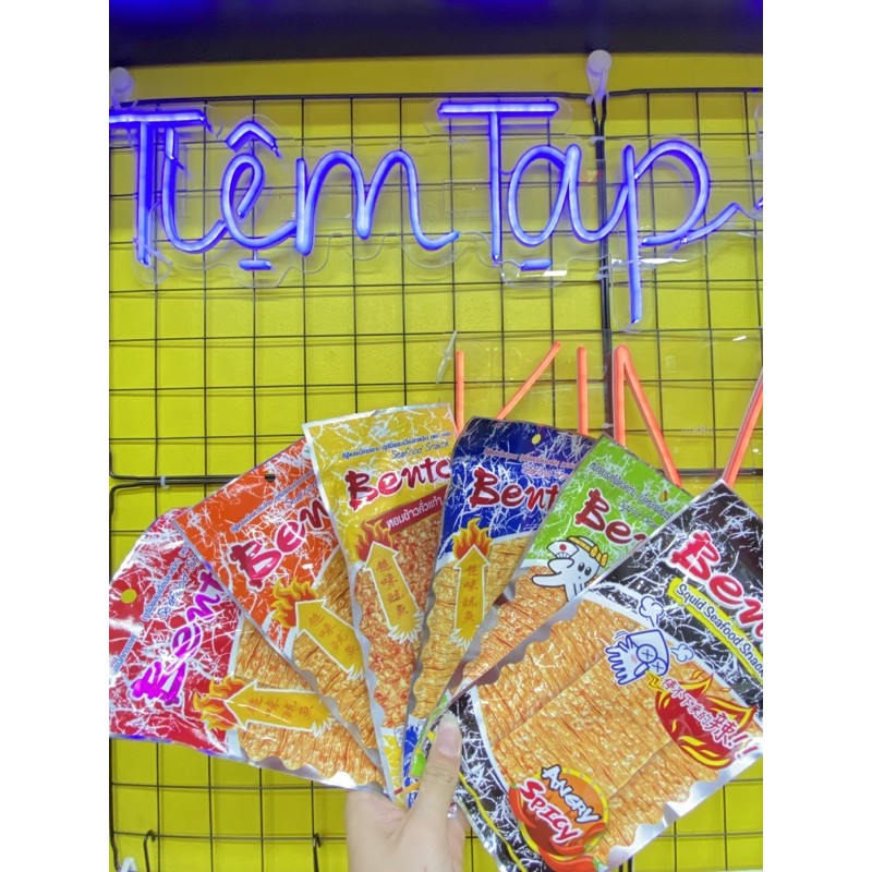 Snack mực tẩm Bento 6vị