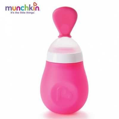 Bình thìa ăn dặm Munchkin - Chất liệu Nhựa và silicone an toàn-USA - dung tích 150ml