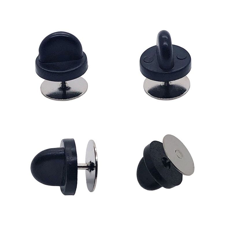 Set 50 Ghim Cà Vạt Trơn Bằng Cao Su Hình Bướm