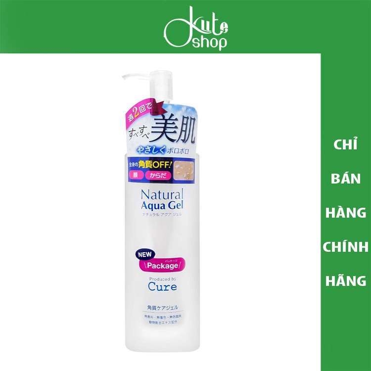 {Nội địa} Gel tẩy da chết cơ học Cure Natural Aqua Gel 250g