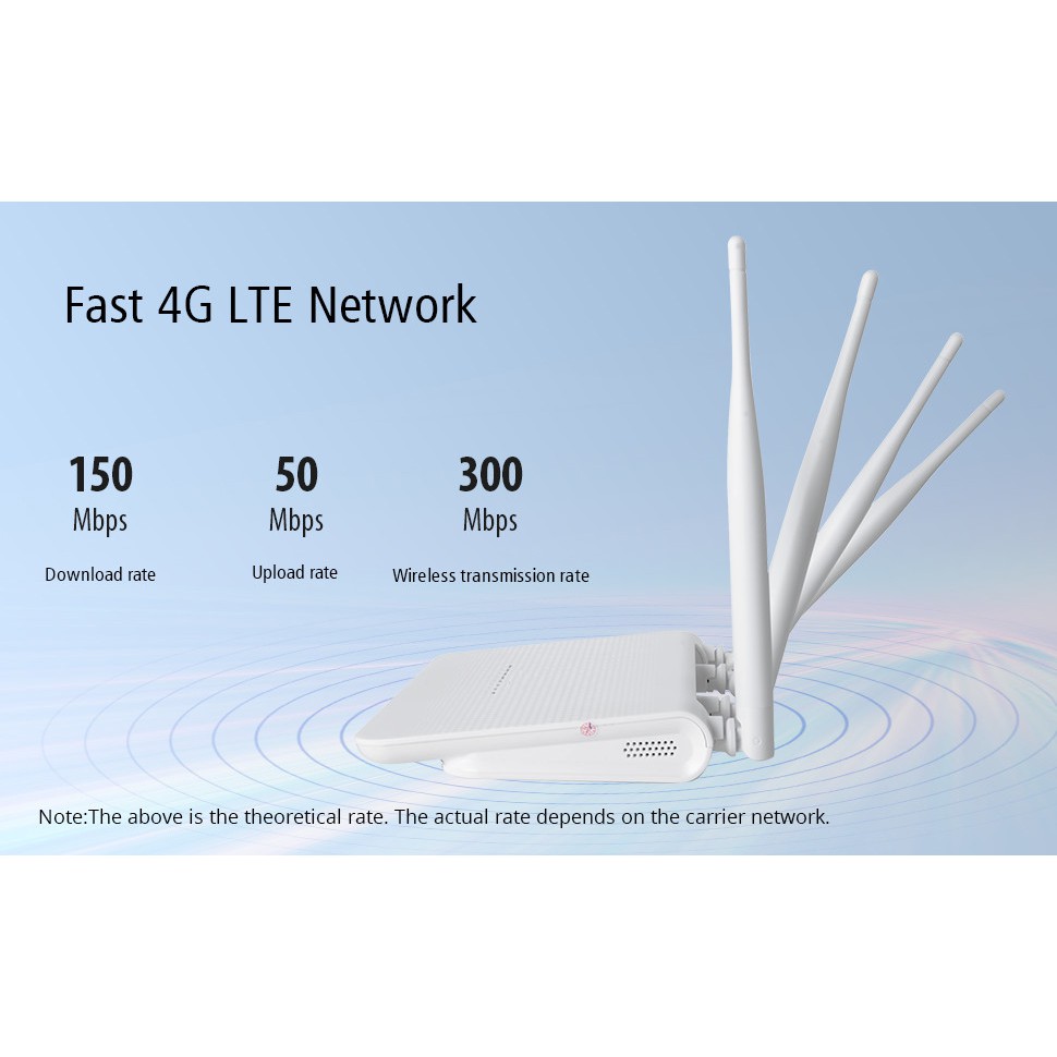 Bộ định tuyến Wifi không dây lặp sóng có anten bên ngoài tốc độ cao 4G CPE 300mbps CAT4 Wlan điểm phát sóng di động | BigBuy360 - bigbuy360.vn