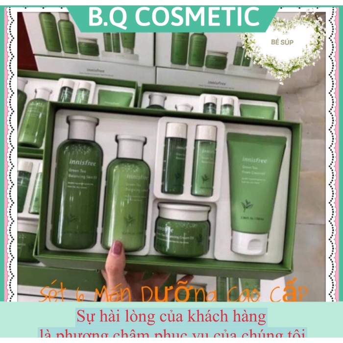 Set dưỡng trà xanh INNISFREE 6 món - Cao Cấp