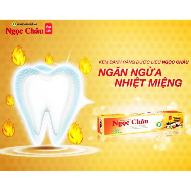 Kem đánh răng dược liệu Ngọc Châu - Bảo vệ lợi, giúp răng chắc khỏe từ gốc (Tuyb 125g)