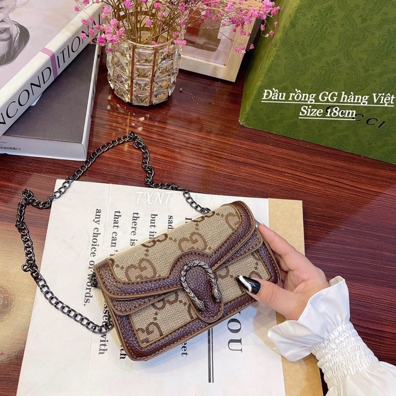 Túi đầu rồng vải mini thời trang mới 2022