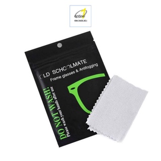 Khăn lau nano Old Schoolmate chống hấp hơi cho mắt kính cao cấp - khăn lau chống bám hơi nước