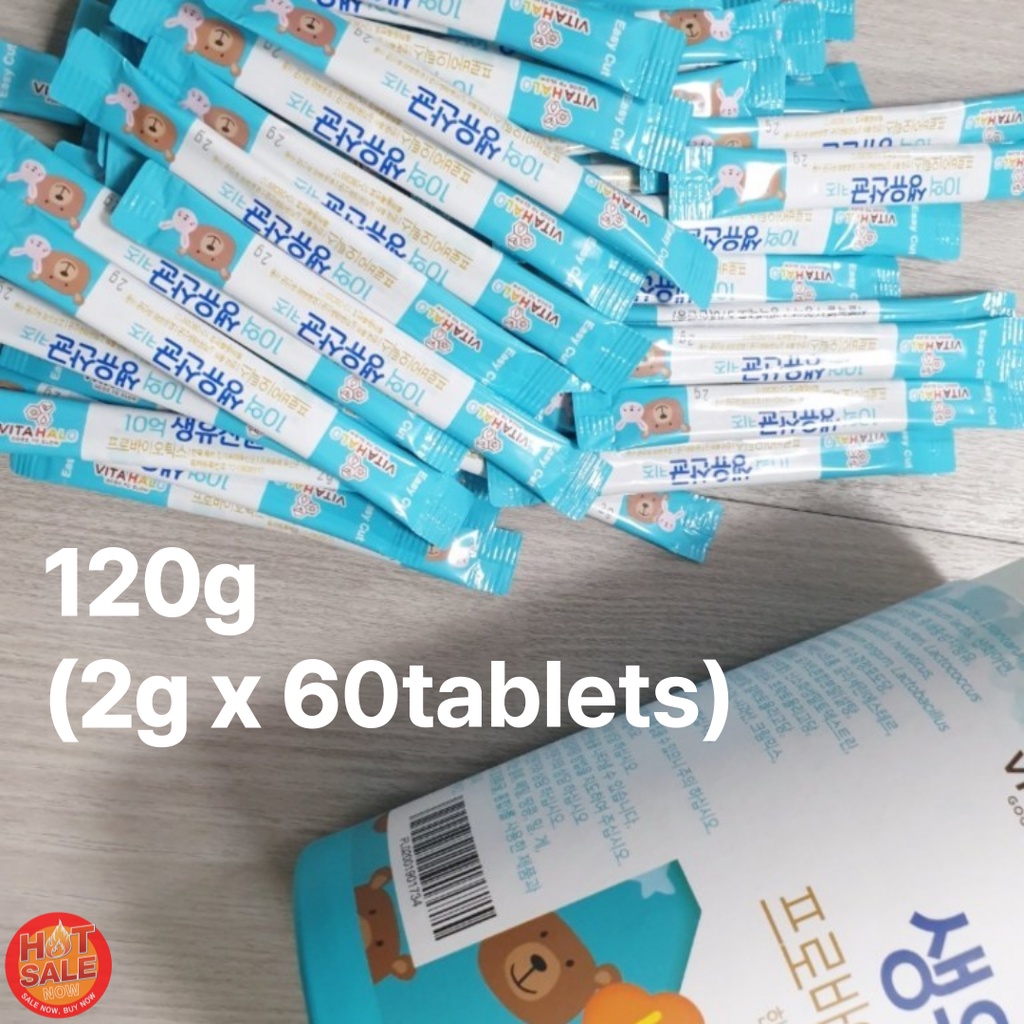 Probiotic lợi khuẩn cho trẻ em VitaHalo Hàn Quốc – 60 gói