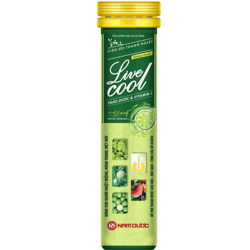 Viên sủi thanh nhiệt Livecool Hương dưa gang