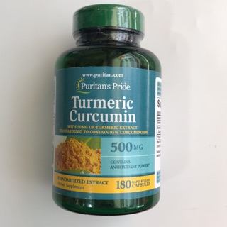 Viên uống tinh chất nghệ Puritan's Pride Turmeric curcumin 500mg 180 viên
