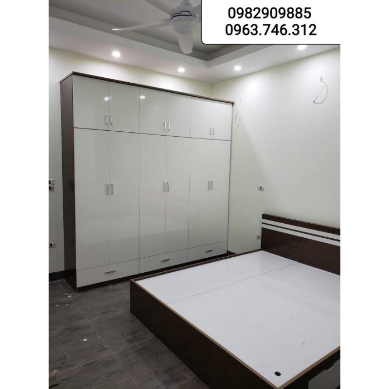 Giường nhựa có ngăn kéo tiện dụng không mối mọt ẩm mốc bảo hành 2 năm 1m8x2m - Tủ Nhựa Hoa Sen