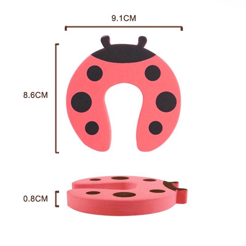 Dụng Cụ Chặn Cửa Bằng EVA Hình Thú Hoạt Hình Chống Kẹp Tay Bảo Vệ An Toàn Cho Bé