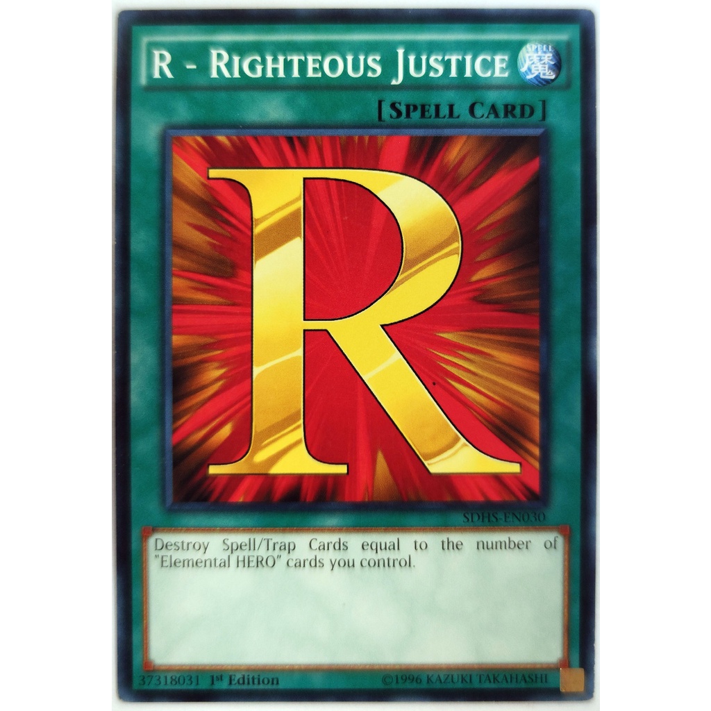 [Thẻ Yugioh] R - Righteous Justice |EN| Common (GX)