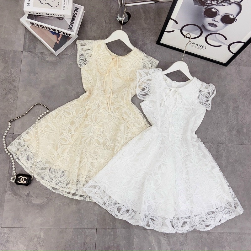 🌈 VÁY ĐẦM REN CỔ VUÔNG CAO CẤP ❤️