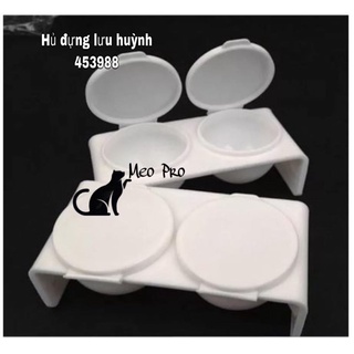 Khay nhựa đôi 2 ngăn đựng dung dịch làm móng