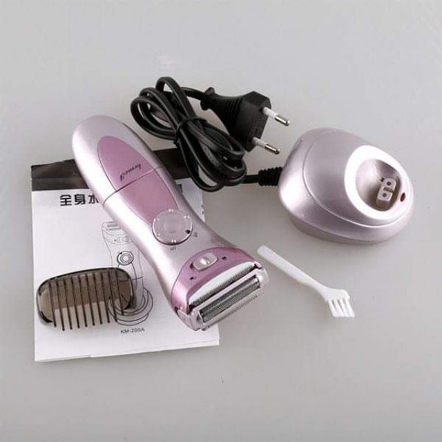 Máy cạo lông toàn thân, cạo râu kemei km-200A