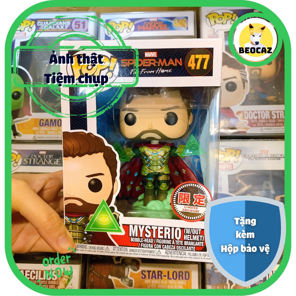 [Ship Hỏa Tốc] [Tặng Hộp Bảo Vệ] [Chính hãng] Tổng hợp mô hình Funko Pop Marvel Người Nhện xa nhà Spider Man