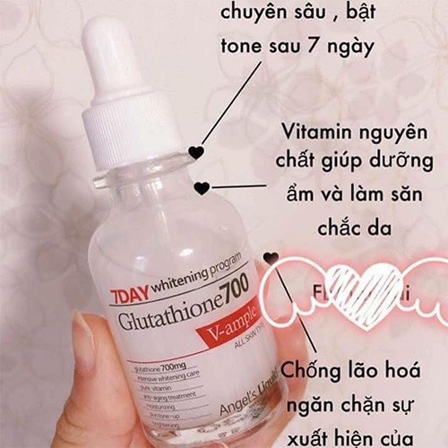 NƯỚC HOA HỒNG DƯỠNG TRẮNG 7 Day Glutathione Treatment Essence