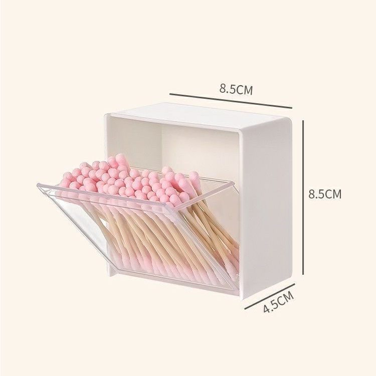 Hộp Đựng Bông Tẩy Trang Bằng Cotton Gắn Tường Tiện Dụng XQY98