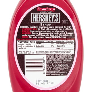 Siro Dâu Hershey Mỹ 623G