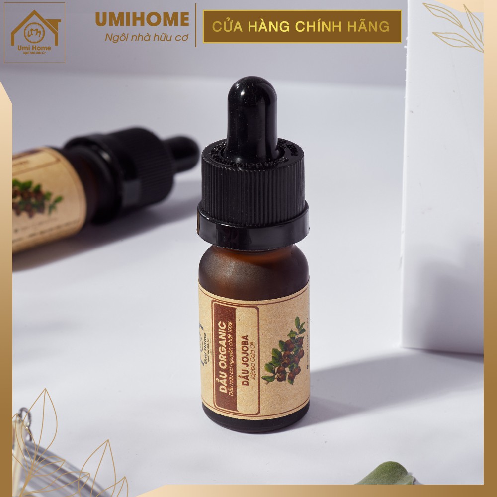 Dầu Jojoba hữu cơ UMIHOME nguyên chất | Jojoba oil 100% Organic 10ML